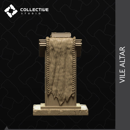 Vile Altar | D&D Scatter Miniature | Collective Studio