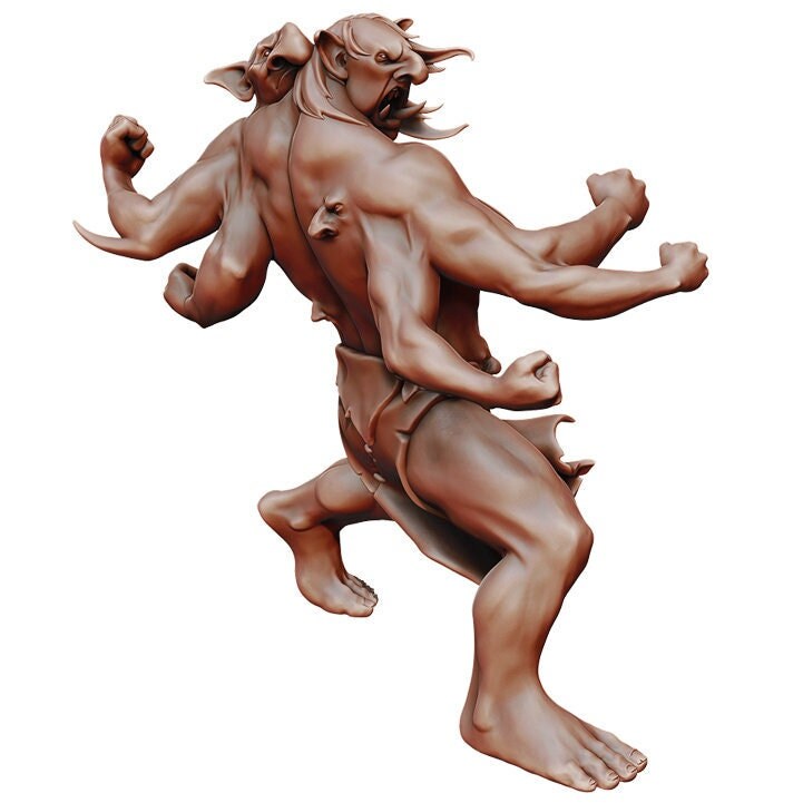 Dire Troll | TABLETOP SCALE | D&D TTRPG Monster Miniature | Manuel Boria