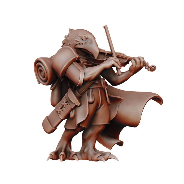 Kenkus | TABLETOP SCALE | D&D Miniature | Manuel Boria | Unpainted, Unplated Resin 8k