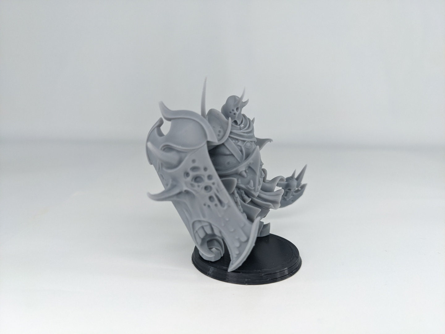 Blight Knight | TABLETOP SCALE | D&D TTRPG Miniature | Manuel Boria | Unpainted, Unplated Resin 8k