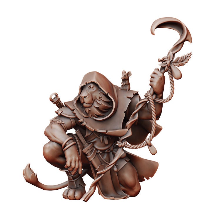 Lionfolk Collection | TTRPG D&D Miniature | Manuel Boria