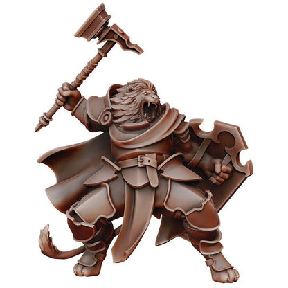 Lionfolk Collection | TTRPG D&D Miniature | Manuel Boria