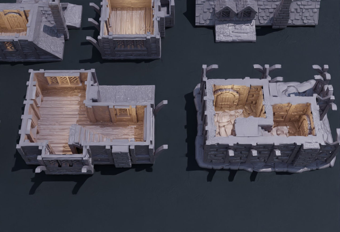 Medieval High House | D&D TTRPG Playable 3D Printed Building Terrain Scenery | MiniatureLand