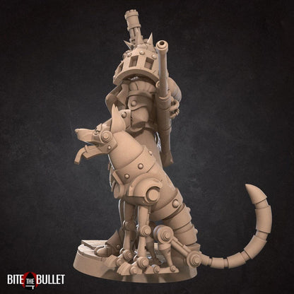 Warforged Artificer | TABLETOP SCALE | D&D TTRPG Miniature | Bite the Bullet | Unpainted, Unplated Resin 8k