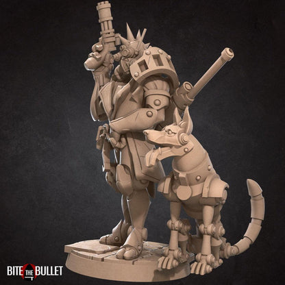 Warforged Artificer | TABLETOP SCALE | D&D TTRPG Miniature | Bite the Bullet | Unpainted, Unplated Resin 8k