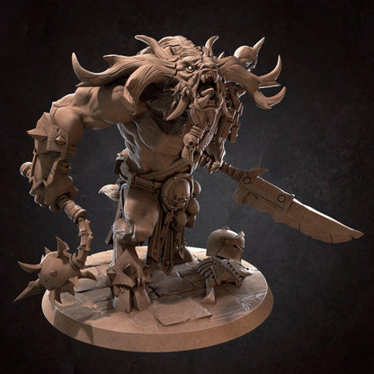 Barath, Minotaur | TABLETOP SCALE | D&D TTRPG Miniature | Bite the Bullet