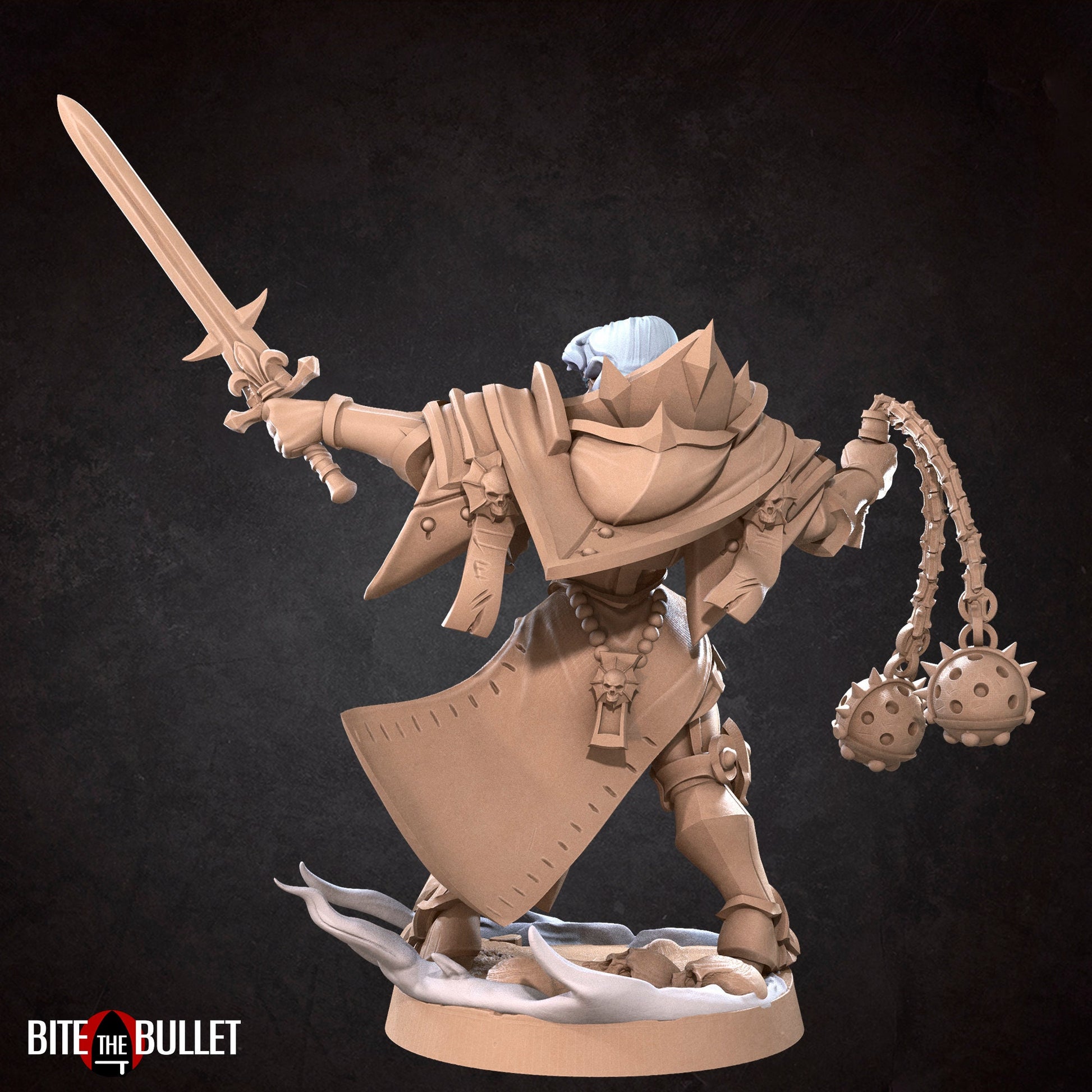 Battle Sisters Squad Leader | D&D TTRPG Miniature | Bite the Bullet