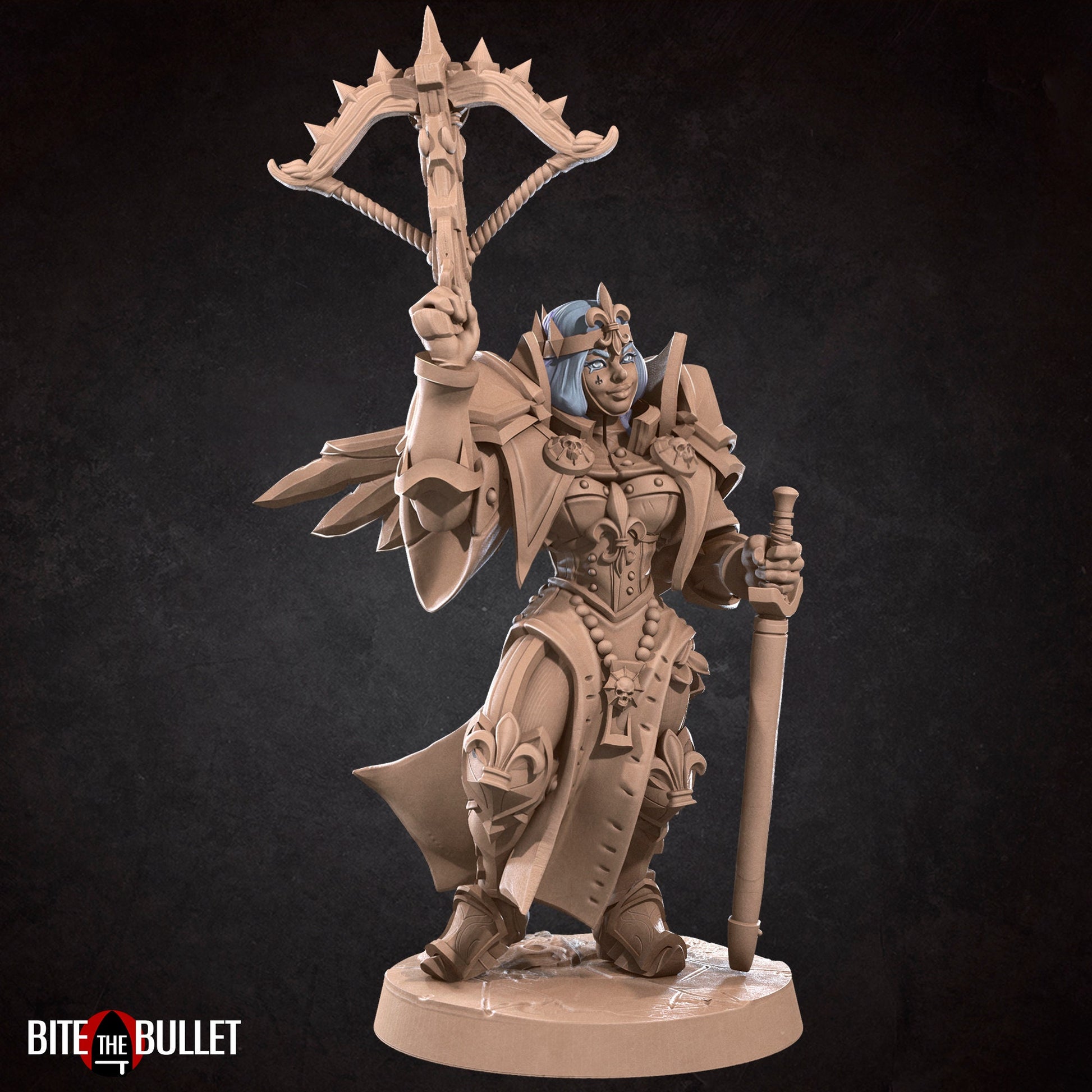 Battle Sisters Support | D&D TTRPG Miniature | Bite the Bullet