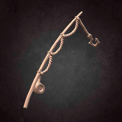 Fisherman | TABLETOP SCALE | D&D TTRPG Miniature | Bite the Bullet | Unpainted, Unplated Resin 8k