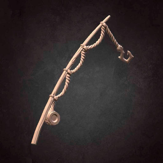 Fisherman | TABLETOP SCALE | D&D TTRPG Miniature | Bite the Bullet | Unpainted, Unplated Resin 8k