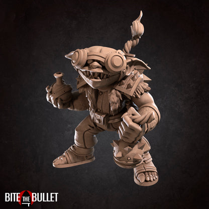 Goblin Artificer | TABLETOP SCALE | D&D TTRPG Miniature | Bite the Bullet