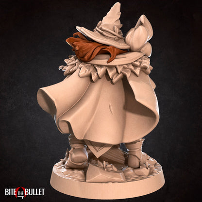 Halfling Ranger | TABLETOP SCALE | D&D TTRPG Miniature | Bite the Bullet | Unpainted, Unplated Resin 8k