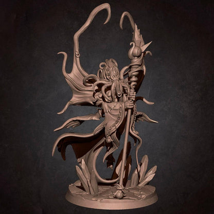 Kendar, Cthulu Monster | TABLETOP SCALE | D&D TTRPG Miniature | Bite the Bullet | Unpainted, Unplated Resin 8k