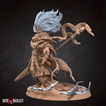 Bullet Dark Souls, Lord of the Storm | TABLETOP SCALE | D&D TTRPG Miniature | Bite the Bullet | Unpainted, Unplated Resin 8k