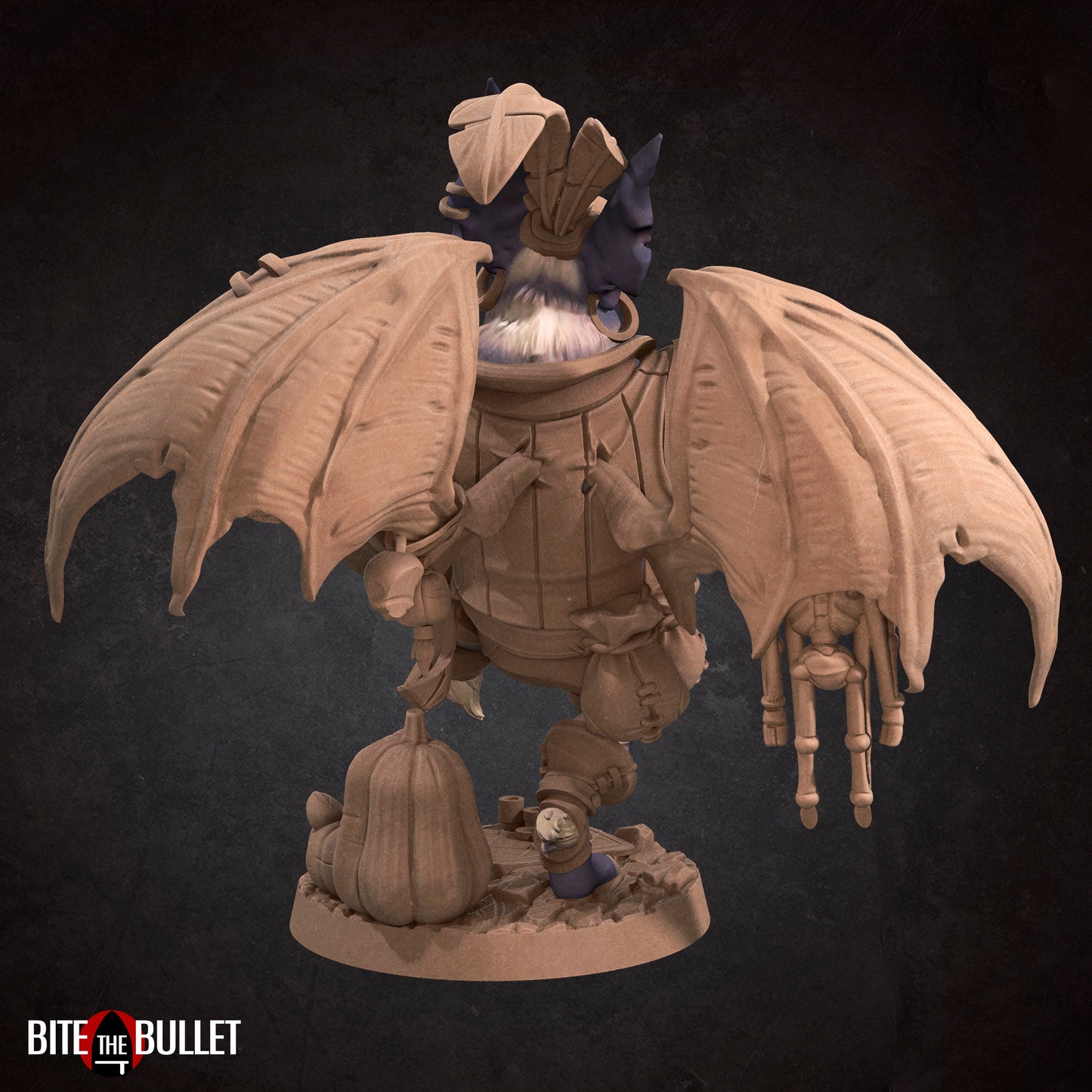 Marcia, Batfolk Puppeteer | TABLETOP SCALE | D&D TTRPG Miniature | Bite the Bullet | Unpainted, Unplated Resin 8k