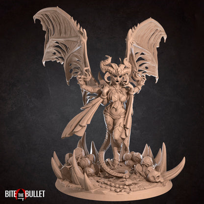Marianne, Devil Fiend Female | TABLETOP SCALE | D&D TTRPG Miniature | Bite the Bullet