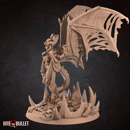 Marianne, Devil Fiend Female | TABLETOP SCALE | D&D TTRPG Miniature | Bite the Bullet