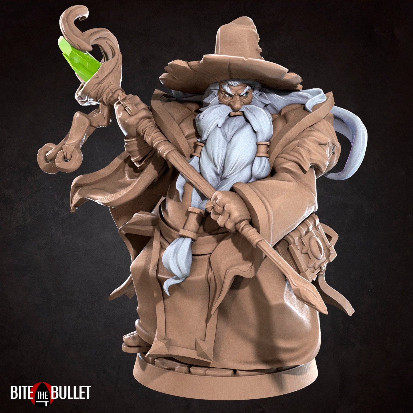 Myrmic, Wizard | TABLETOP SCALE | D&D TTRPG Miniature | Bite the Bullet | Unpainted, Unplated Resin 8k