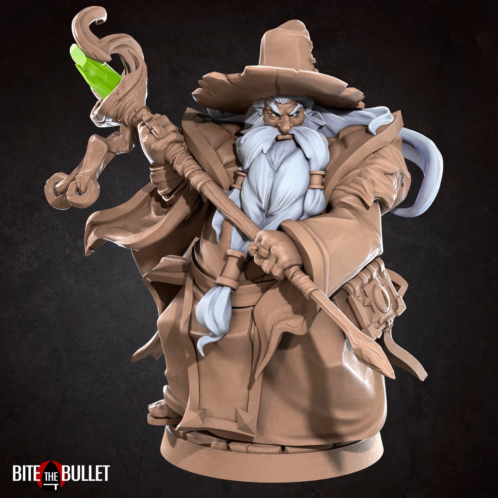 Myrmic, Wizard | TABLETOP SCALE | D&D TTRPG Miniature | Bite the Bullet | Unpainted, Unplated Resin 8k