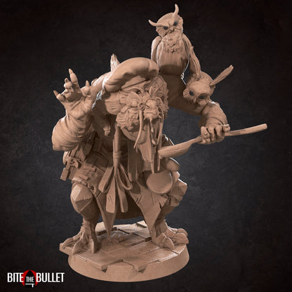 Dragonborn Cook, Ramsak | TABLETOP SCALE | D&D TTRPG Miniature | Bite the Bullet | Unpainted, Unplated Resin 8k