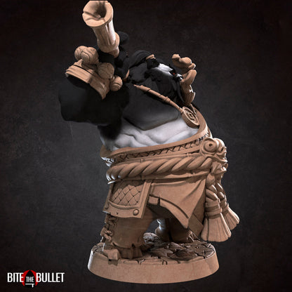 Sam, Dojo Master Panda Monk | TABLETOP SCALE | D&D TTRPG Miniature | Bite the Bullet | Unpainted, Unplated Resin 8k