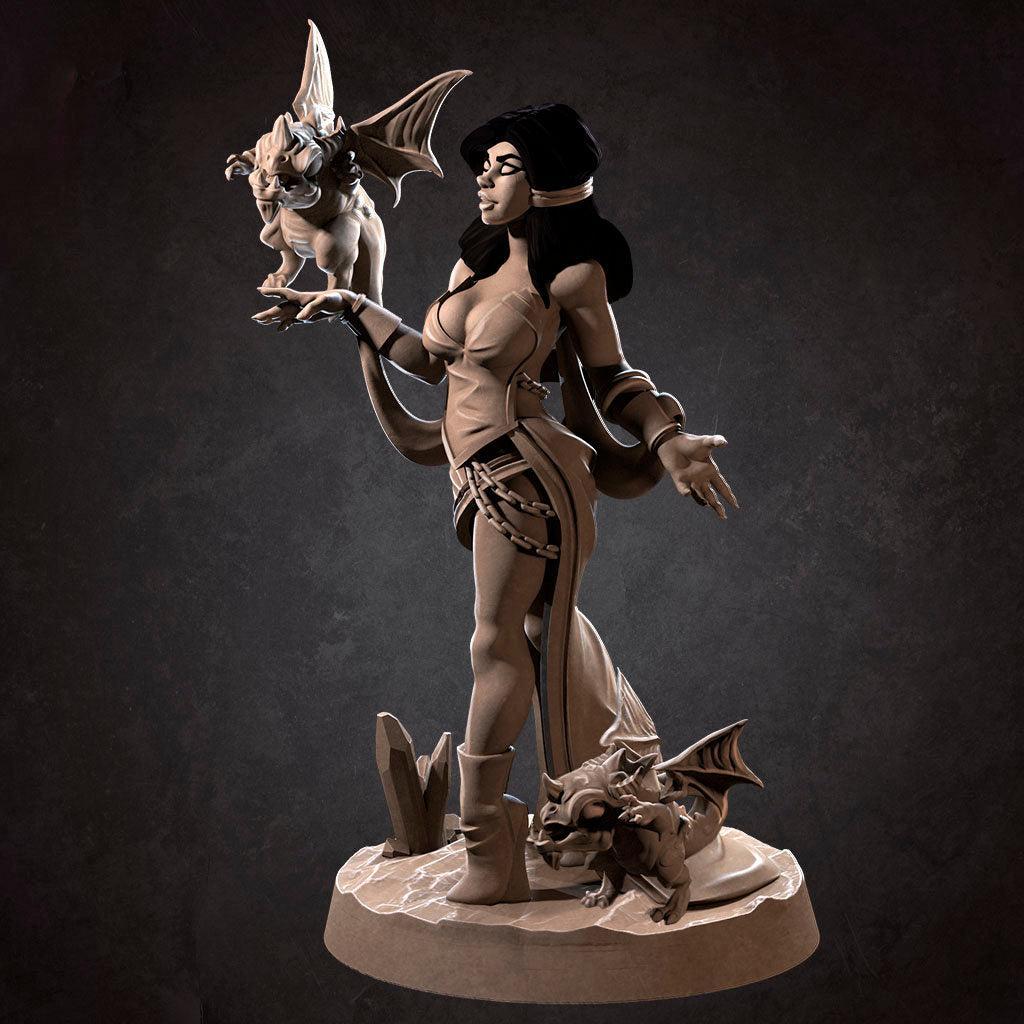 Selena Puppetmaster | TABLETOP SCALE | D&D TTRPG Miniature | Bite the Bullet | Unpainted, Unplated Resin 8k
