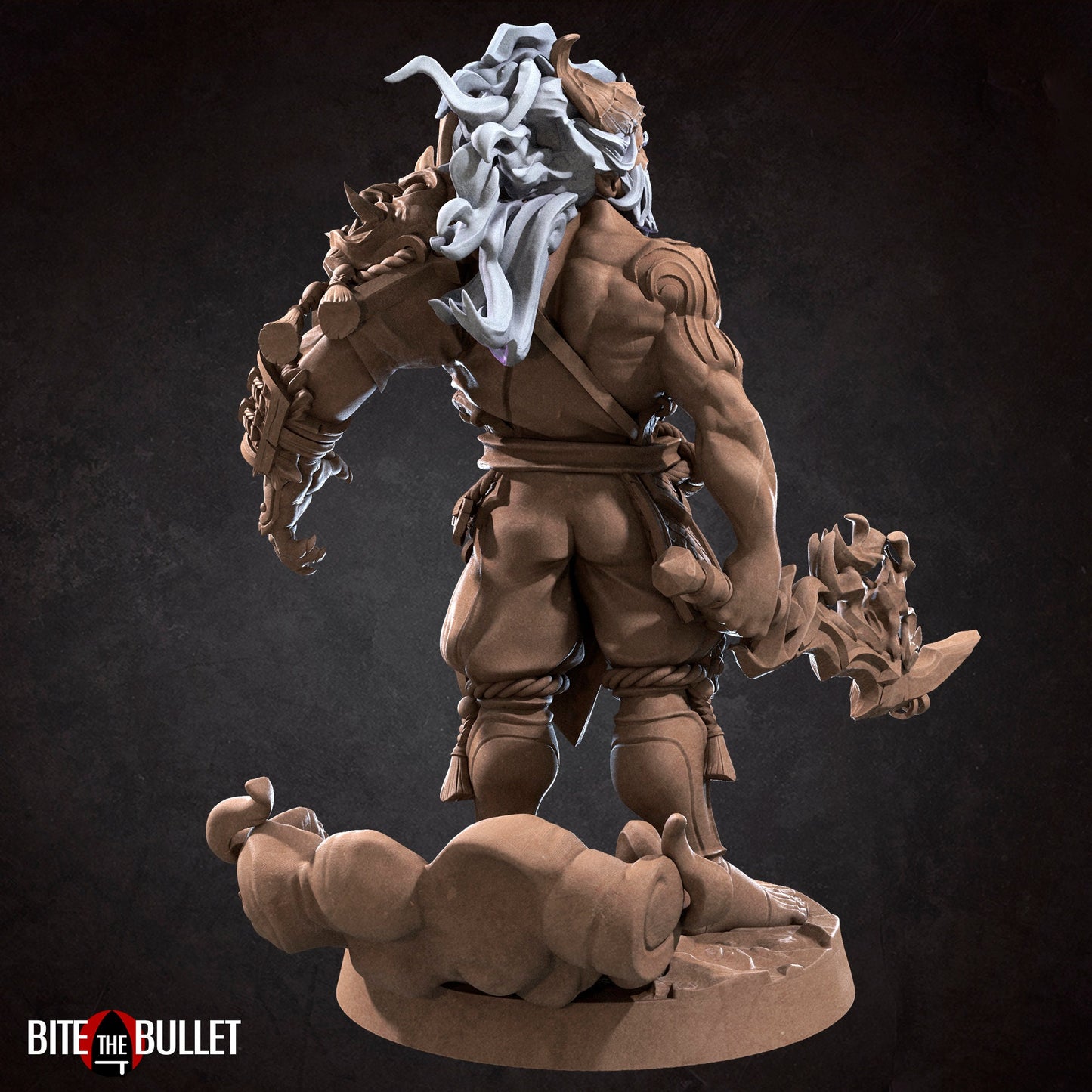 Tempest, Water Genasi | TABLETOP SCALE | D&D TTRPG Miniature | Bite the Bullet | Unpainted, Unplated Resin 8k