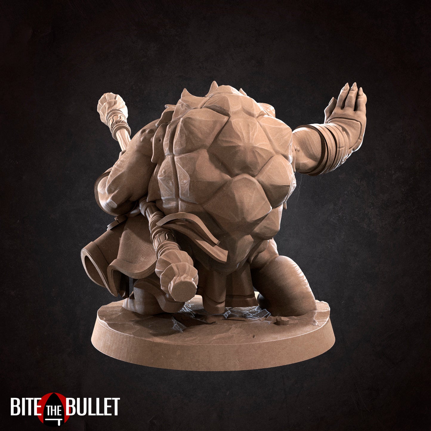 Tortle Monk | Tabletop Scale | DnD TTRPG Miniature | Bite the Bullet