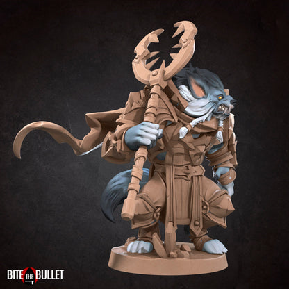 Werewolf Warrior | TABLETOP SCALE | D&D TTRPG Miniature | Bite the Bullet | Unpainted, Unplated Resin 8k