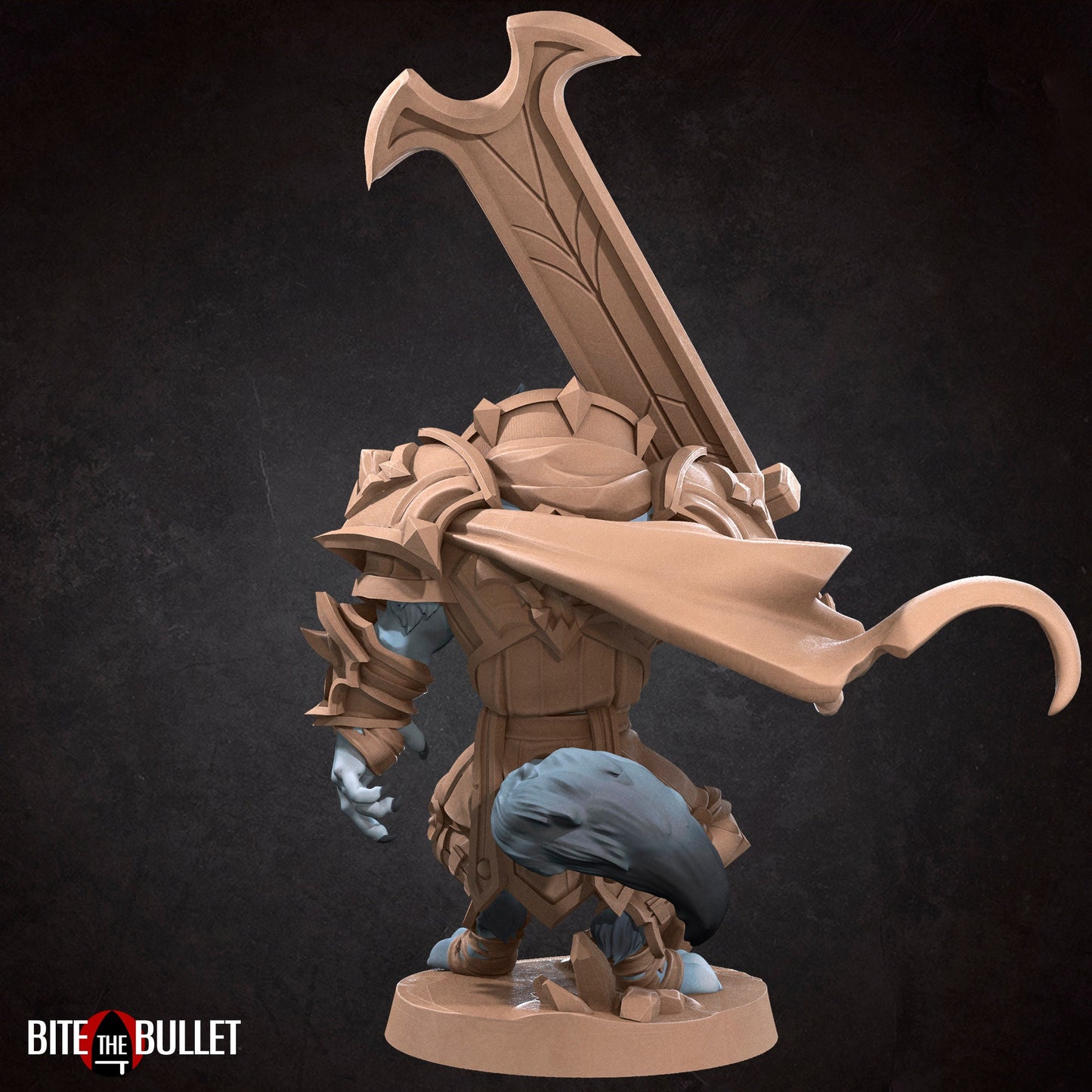 Werewolf Warrior | TABLETOP SCALE | D&D TTRPG Miniature | Bite the Bullet | Unpainted, Unplated Resin 8k