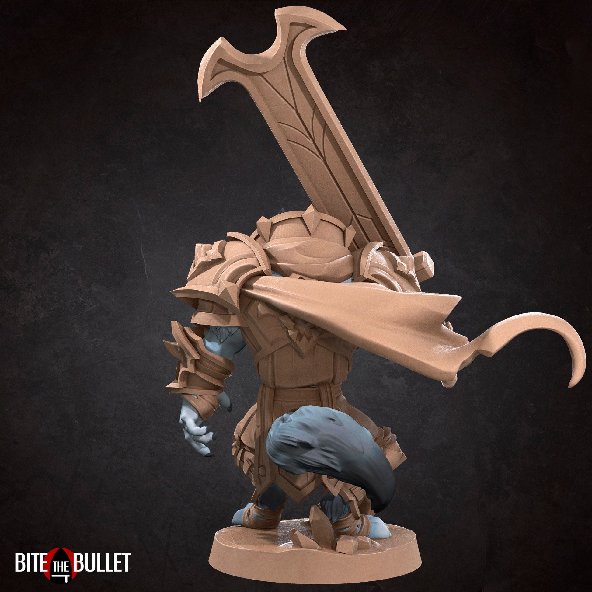 Werewolf Warrior | TABLETOP SCALE | D&D TTRPG Miniature | Bite the Bullet | Unpainted, Unplated Resin 8k