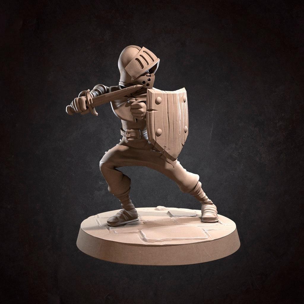 Young Squire | TABLETOP SCALE | D&D TTRPG Miniature | Bite the Bullet | Unpainted, Unplated Resin 8k