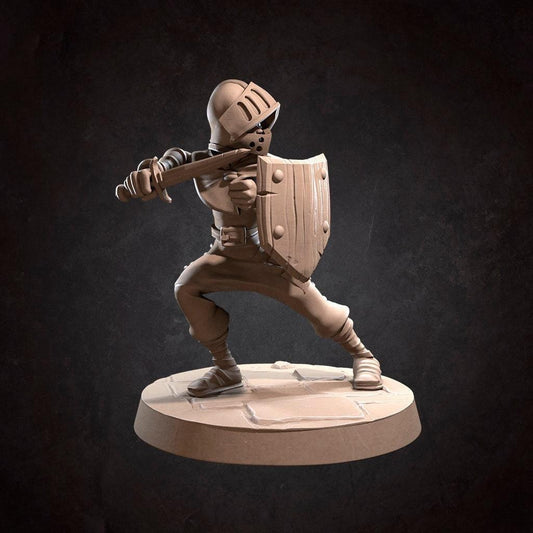 Young Squire | TABLETOP SCALE | D&D TTRPG Miniature | Bite the Bullet | Unpainted, Unplated Resin 8k
