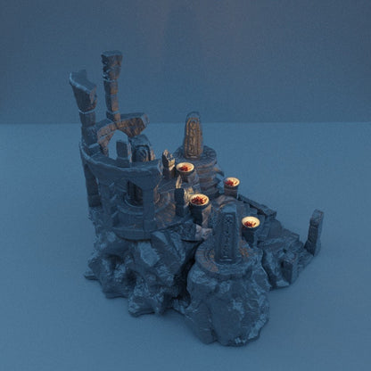 Ancient Runestones | D&D TTRPG Playable 3D Printed Building Terrain Scenery | MiniatureLand