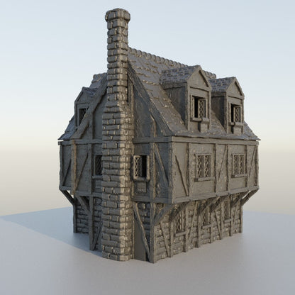 Village Brothel | D&D TTRPG Playable 3D Printed Building Terrain Scenery | MiniatureLand