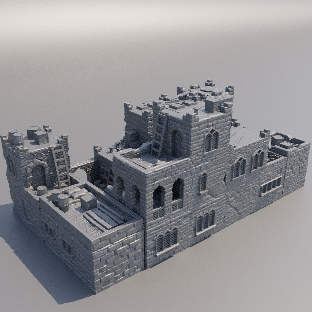 Desert Bazaar District | D&D TTRPG Playable 3D Printed Building Terrain Scenery | MiniatureLand