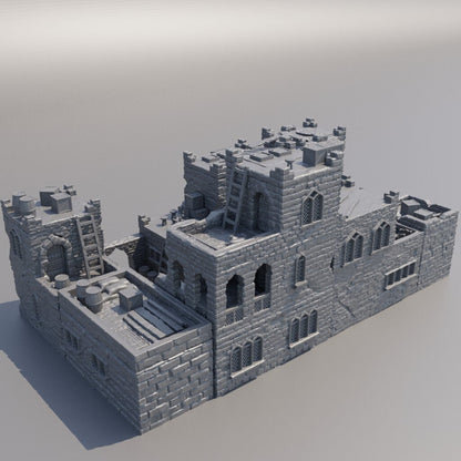 Desert Bazaar District | D&D TTRPG Playable 3D Printed Building Terrain Scenery | MiniatureLand