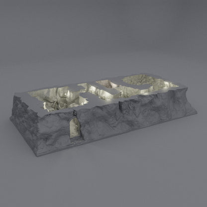 Small Bandit Hideout | D&D TTRPG Playable 3D Printed Building Terrain Scenery | MiniatureLand