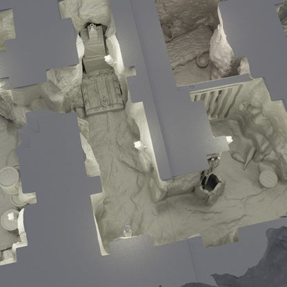 Small Bandit Hideout | D&D TTRPG Playable 3D Printed Building Terrain Scenery | MiniatureLand