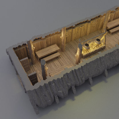 Viking MeadHouse | D&D TTRPG Playable 3D Printed Building Terrain Scenery | MiniatureLand