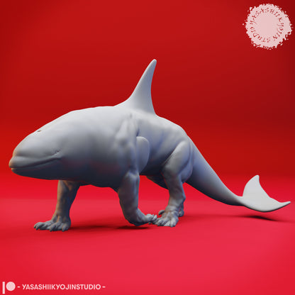 Akhlut | TABLETOP SCALE | D&D TTRPG Monster Miniature | Yasashii Kyojin Studio