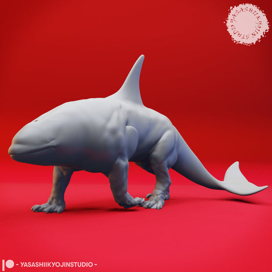 Akhlut | TABLETOP SCALE | D&D TTRPG Monster Miniature | Yasashii Kyojin Studio