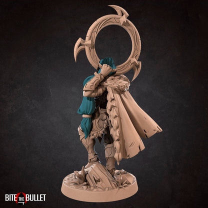 Moon Elf Rogue, Eve | TABLETOP SCALE | D&D TTRPG Miniature | Bite the Bullet | Unpainted, Unplated Resin 8k