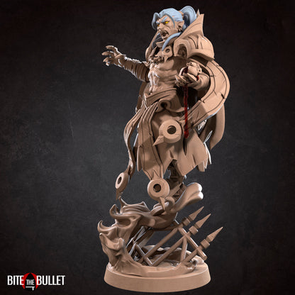 Vampire Warlock | TABLETOP SCALE | D&D TTRPG Miniature | Bite the Bullet | Unpainted, Unplated Resin 8k