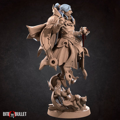 Vampire Warlock | TABLETOP SCALE | D&D TTRPG Miniature | Bite the Bullet | Unpainted, Unplated Resin 8k