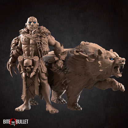 Genasi Druid | TABLETOP SCALE | D&D TTRPG Miniature | Bite the Bullet