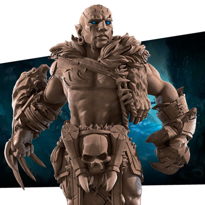 Genasi Druid | TABLETOP SCALE | D&D TTRPG Miniature | Bite the Bullet