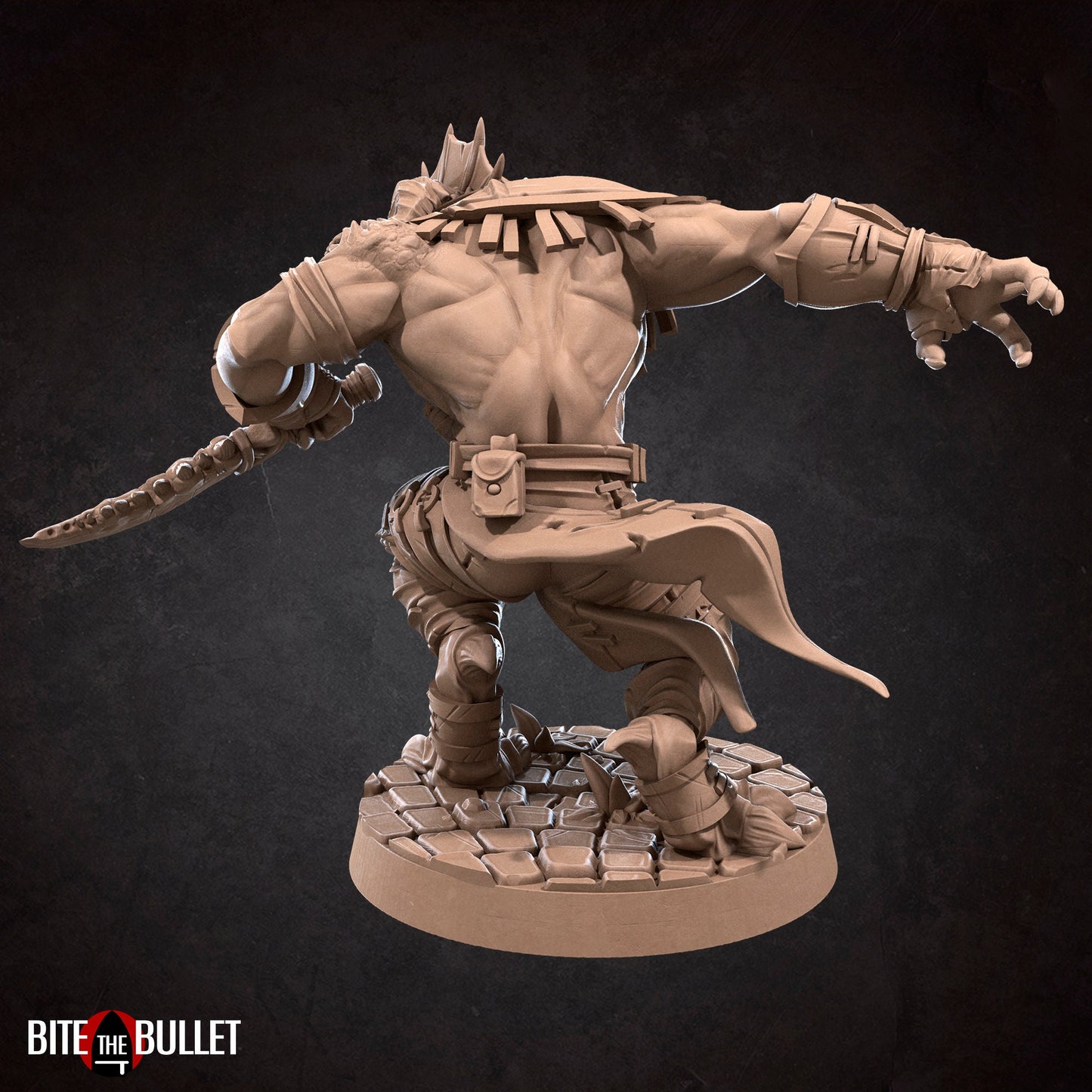 Dragonborn Rogue | TABLETOP SCALE | TTRPG Miniature | Bite the Bullet | Unpainted, Unplated Resin 8k