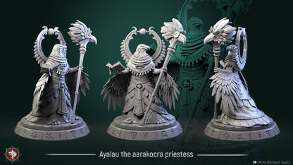 Ayalau | TTRPG Miniature | White Werewolf Tavern | Unpainted, Unplated Resin 8k