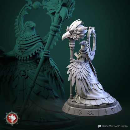 Ayalau | TTRPG Miniature | White Werewolf Tavern | Unpainted, Unplated Resin 8k